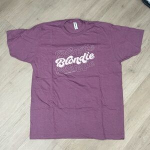 Tultex Heathered Purple Tee